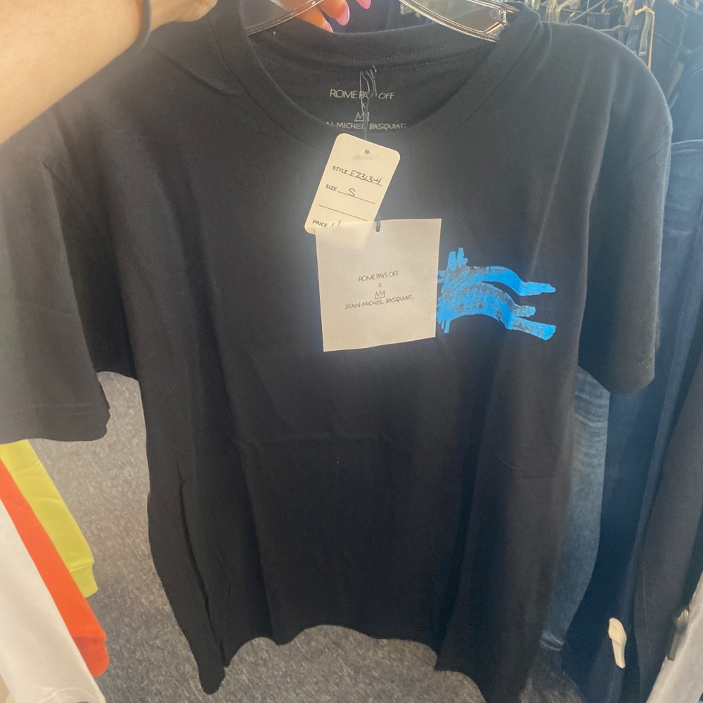 Rome Pays Off x Basquiat graphic tee